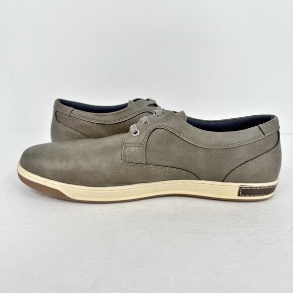 Jousen Mens 3 Eyelets Fashion Sneakers US 12 EU 46 Grey EUC - Picture 5 of 11
